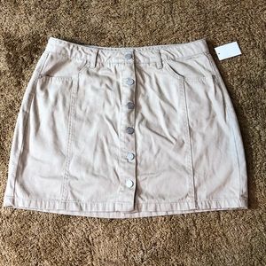 NWT Charlotte Russe Tan Skirt